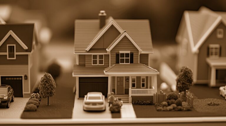 Lockerbie Square neighborhood